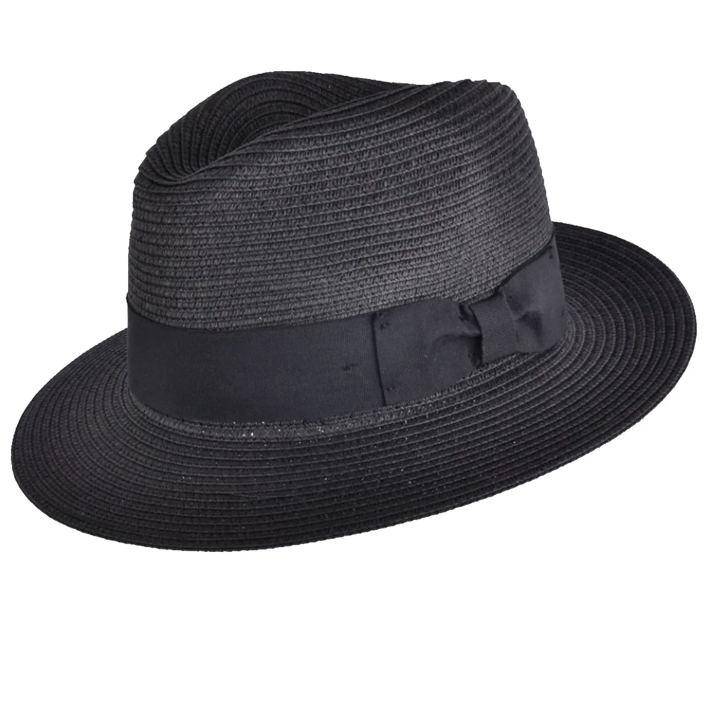 Hats Plus Caps Toyo Straw Fedora Crushable Panama Hat