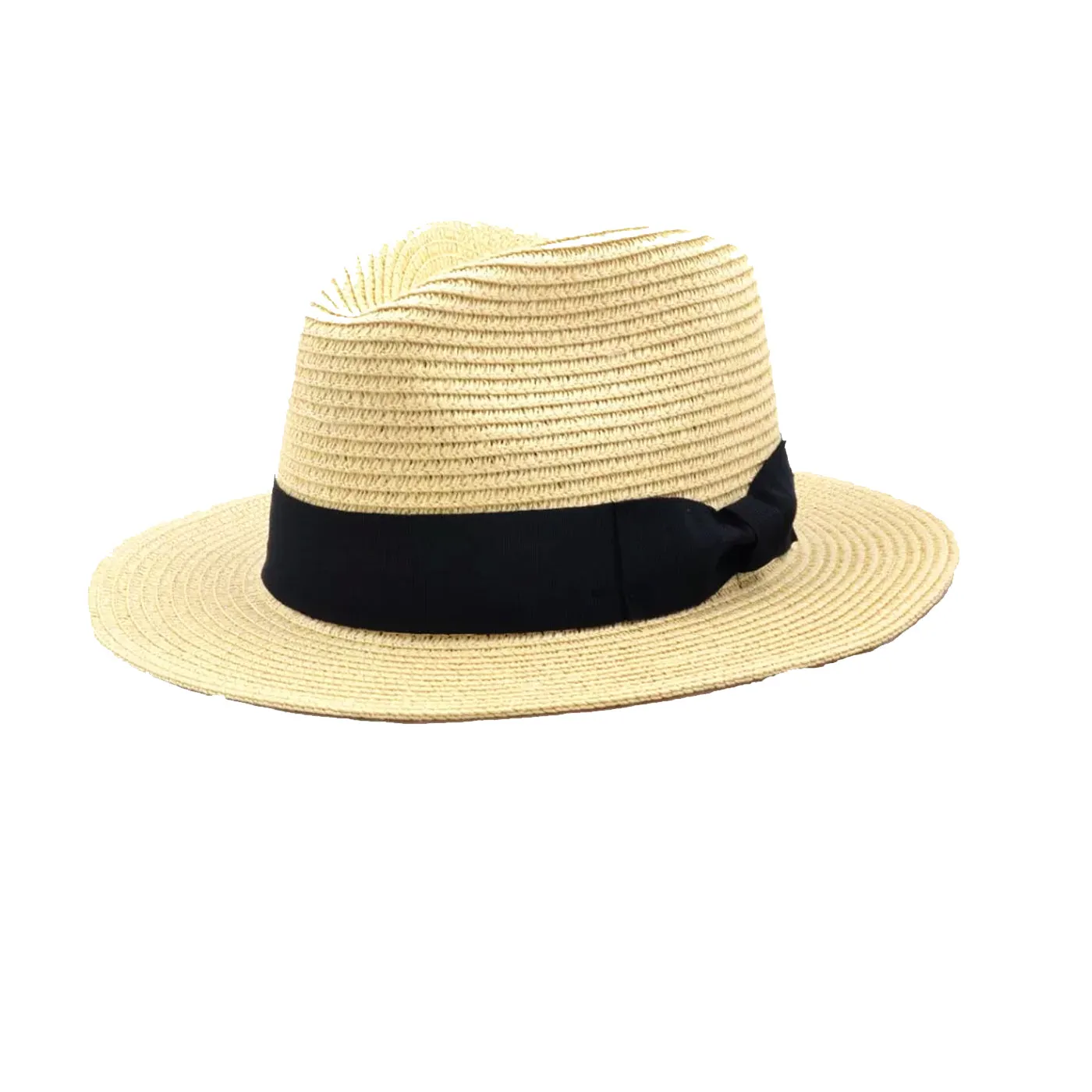 Hats Plus Caps Toyo Straw Fedora Crushable Panama Hat