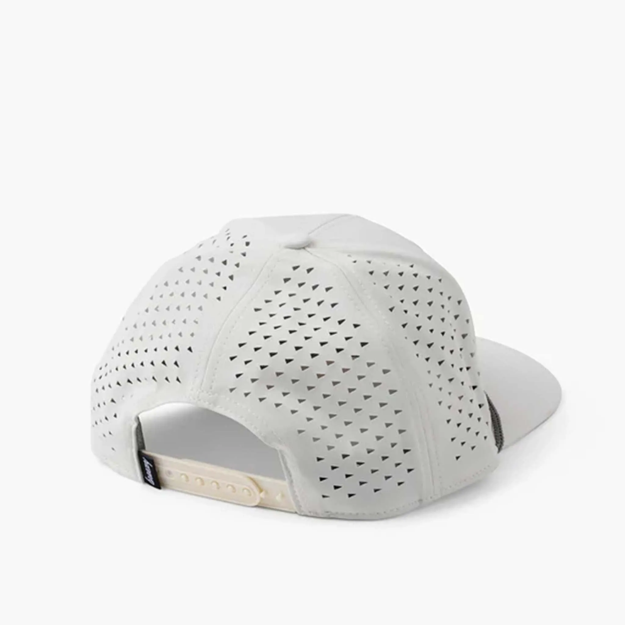 Have A Day Perforated Rope Hat in Grey