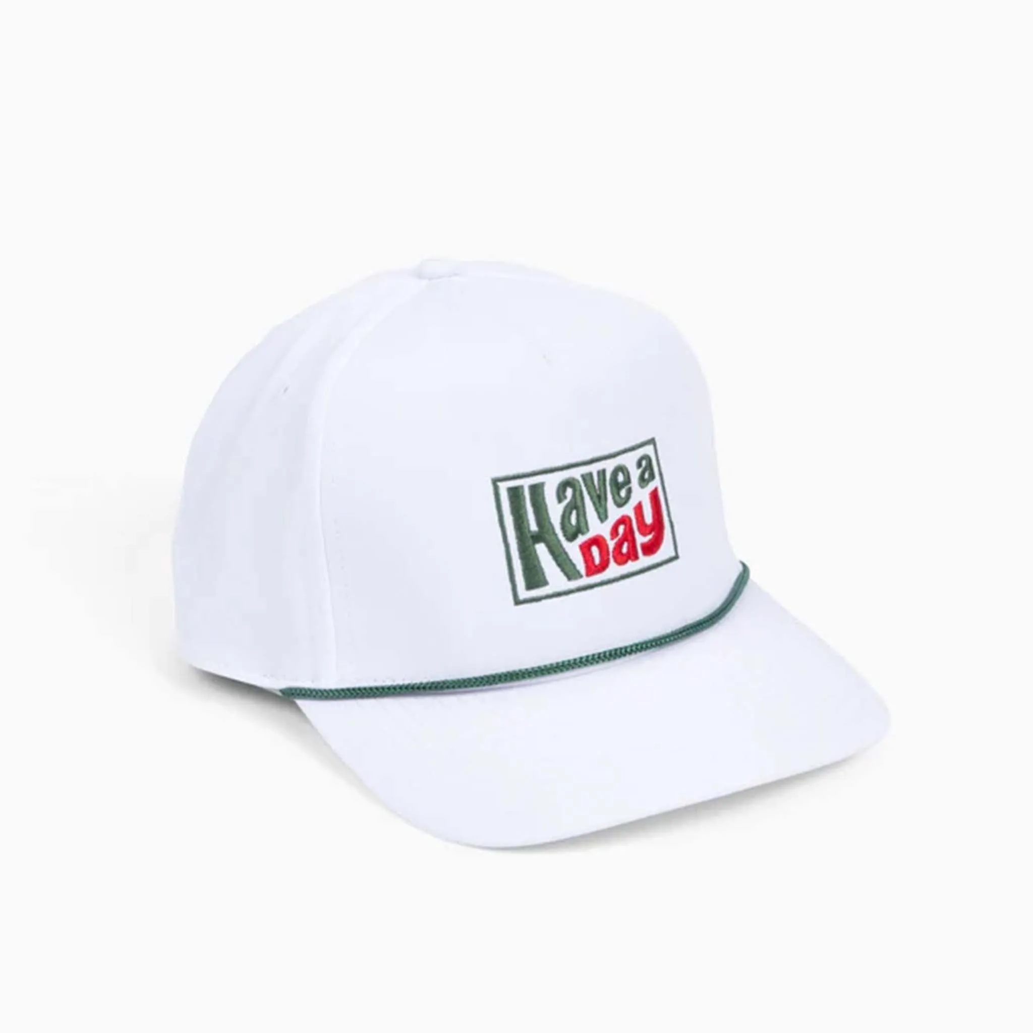 Have A Day Rope Hat in White