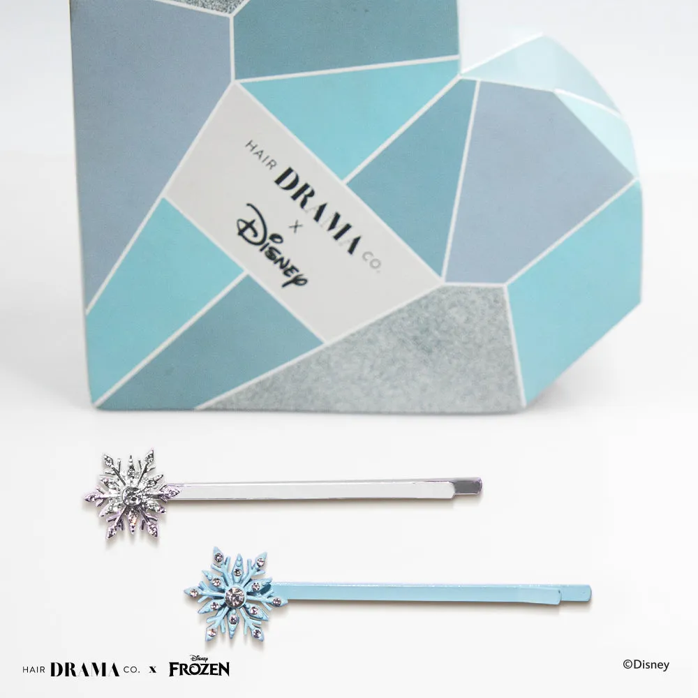 HDC x Disney Frozen Kids Snowflakes Hair Pins - Set of 2