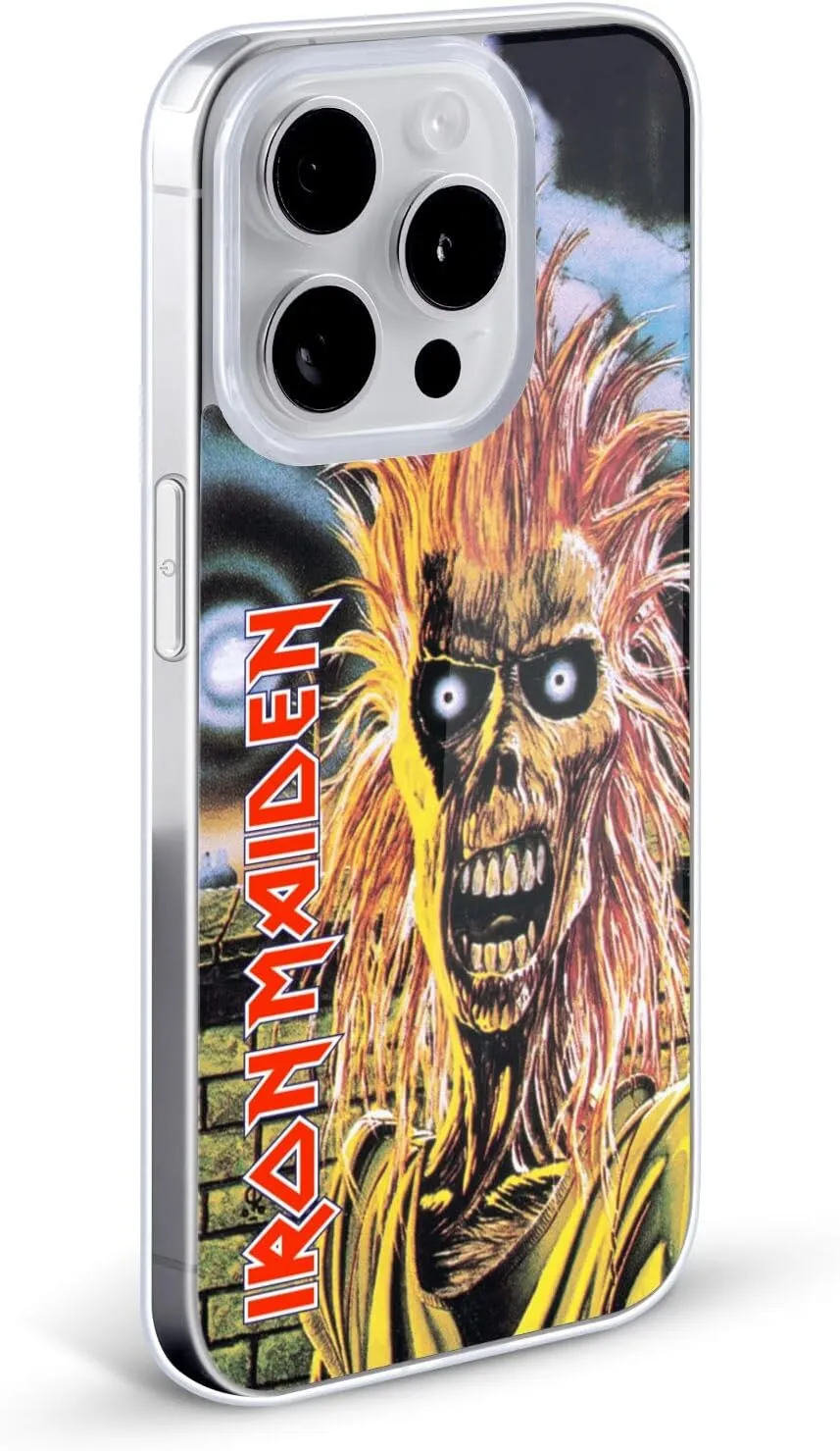 Head Case Designs Officially Licensed Iron Maiden First Art Soft Gel Case Compatible with Apple iPhone 13 Pro