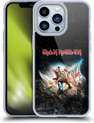 Head Case Designs Officially Licensed Iron Maiden Trooper 2016 Art Soft Gel Case Compatible with Apple iPhone 13 Pro