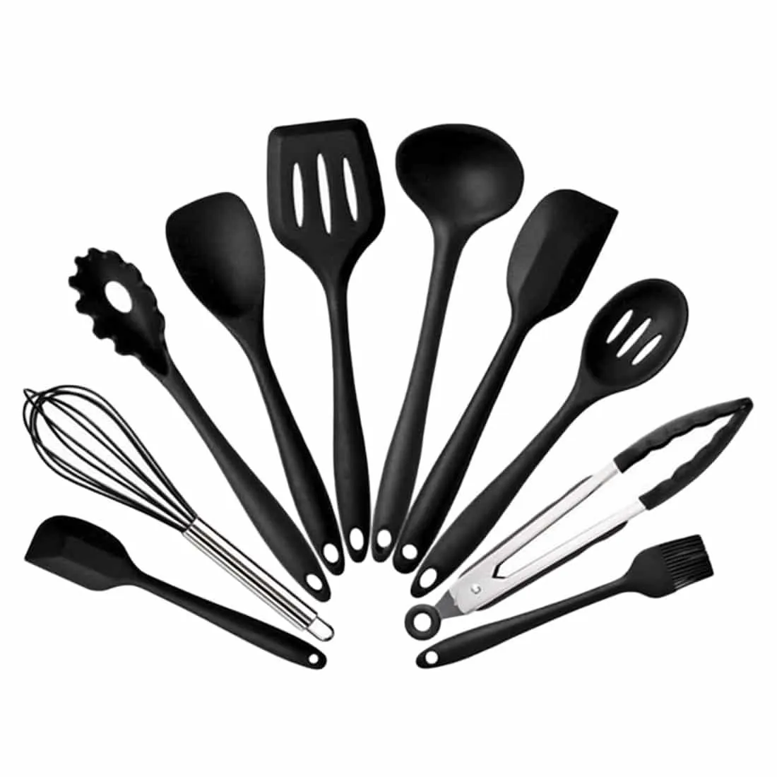 Heat-Resistant Silicone Cookware 10 pcs Set