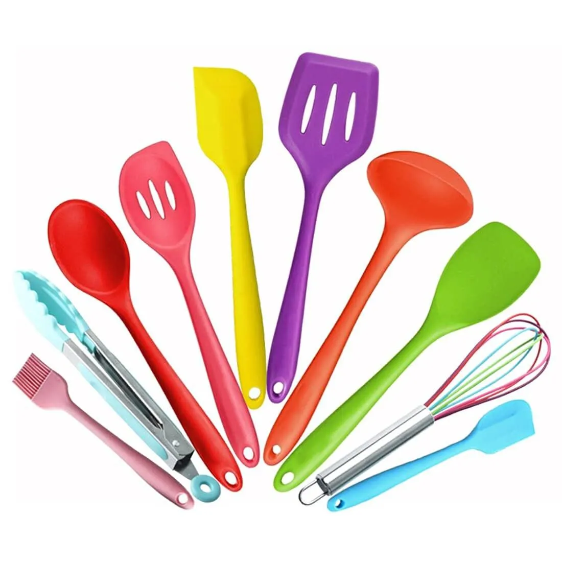 Heat-Resistant Silicone Cookware 10 pcs Set