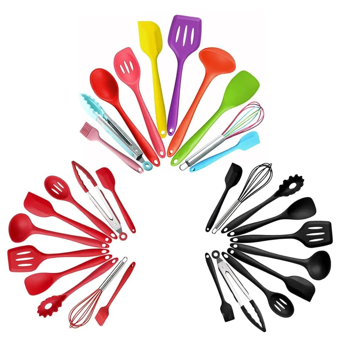 Heat-Resistant Silicone Cookware 10 pcs Set