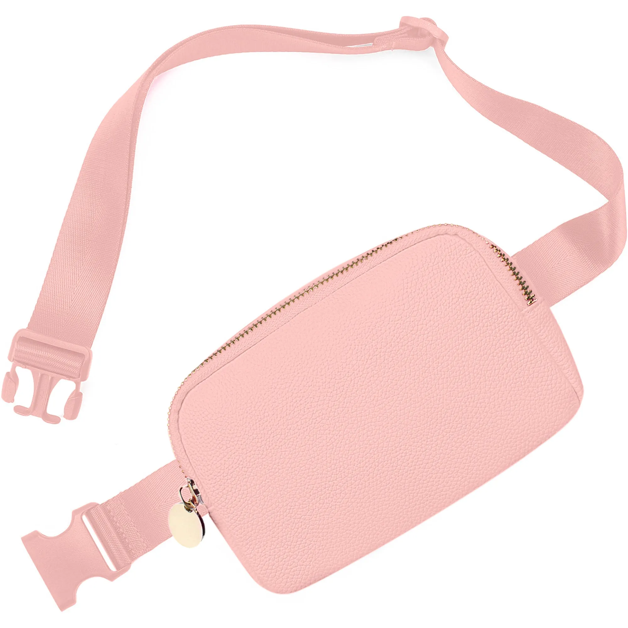 Hot Pink Leather Belt Bag Womens - Leather Fanny Pack Women - Crossbody Bag Waist Pack Bum Bag