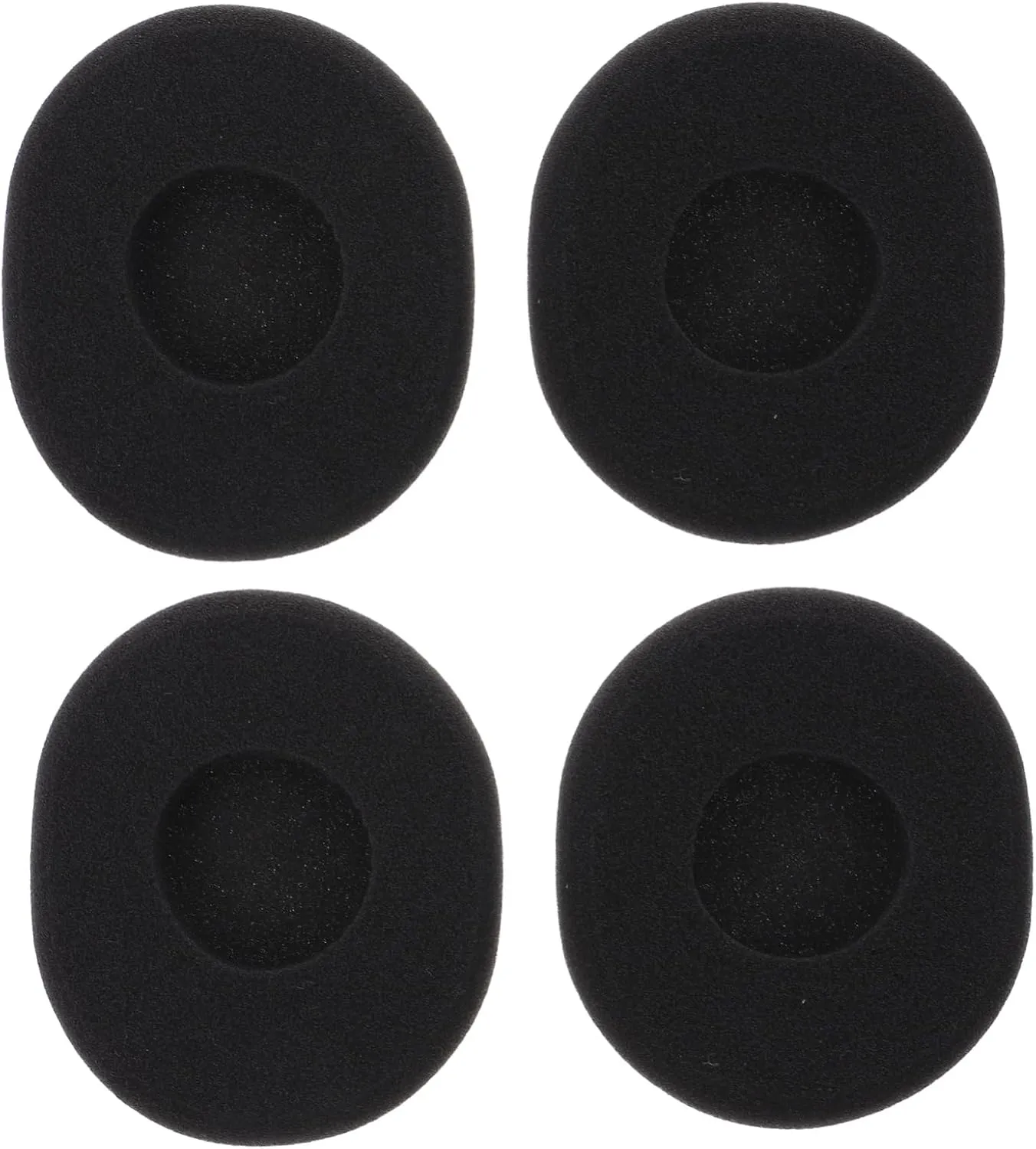 Housoutil 4pcs Replacement Ear Pads for H800 Headphones Comfortable Foam Covers Black