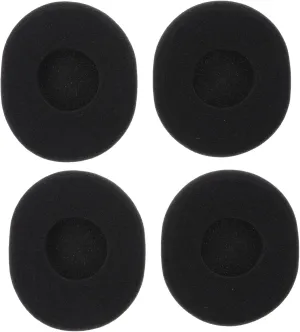 Housoutil 4pcs Replacement Ear Pads for H800 Headphones Comfortable Foam Covers Black