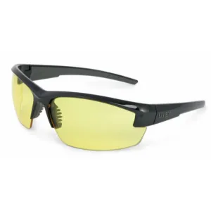 Howard Leight Mercury Blk Frame Amber Lens w Microfiber Bag
