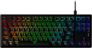 HyperX Alloy Origins Core PBT TKL Mechanical Gaming Keyboard PBT Keycaps RGB Compact NGENUITY Onboard Memory HyperX Linear Red Switch (Renewed)