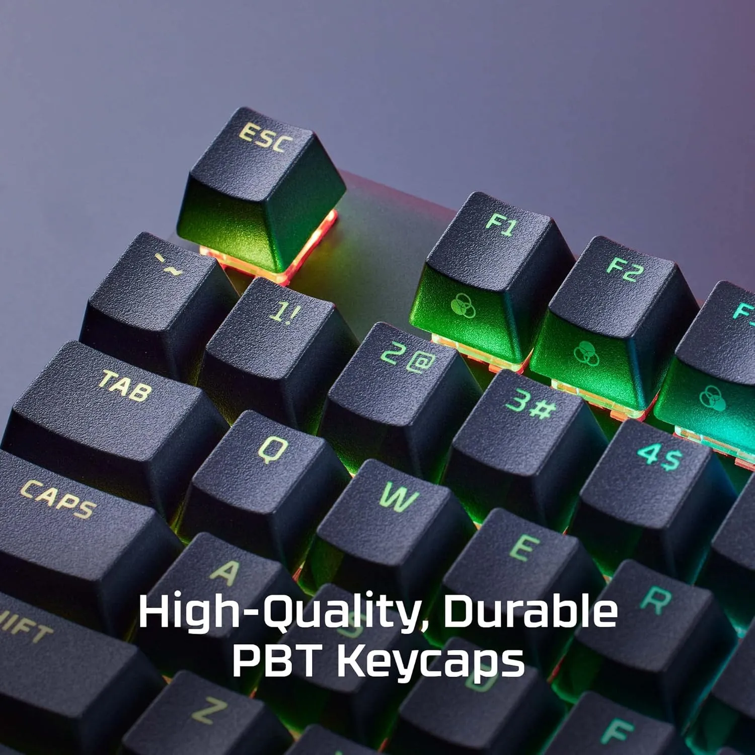HyperX Alloy Origins PBT - Mechanical Gaming Keyboard, PBT Keycaps, RGB Lighting, Compact, Aluminum Body, Adjustable Feet, Customizable with HyperX NGENUITY, Onboard Memory - HyperX Linear Red Switch