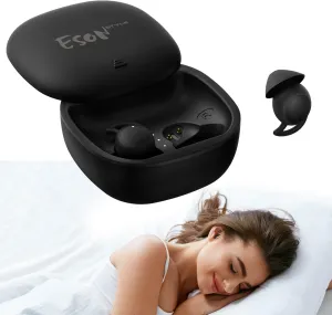 Invisible Sleep Headphones, Sleep Earbuds for Side Sleepers, Mini Sleepbuds Comfortable Noise Blocking, IPX6 Waterproof Bluetooth 5.3 Wireless Earbuds for Sleeping, Workout, Black