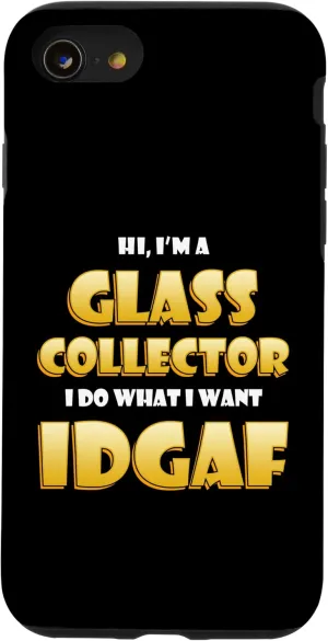 iPhone SE (2020) / 7 / 8 Glass Collector IDGAF Meme Functional Glass or Murrine Glass Case