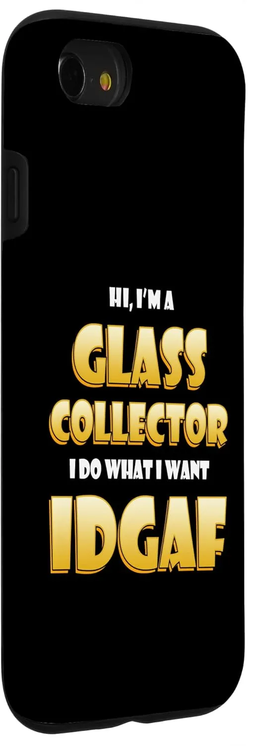 iPhone SE (2020) / 7 / 8 Glass Collector IDGAF Meme Functional Glass or Murrine Glass Case