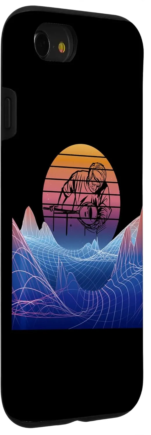 iPhone SE (2020) / 7 / 8 Glassblower Vaporwave Landscape Retro Working Glassblowing Case