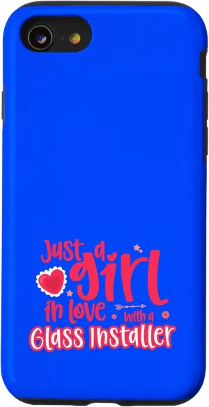 iPhone SE (2020) / 7 / 8 Just a Girl in Love with a Glass Installer Case