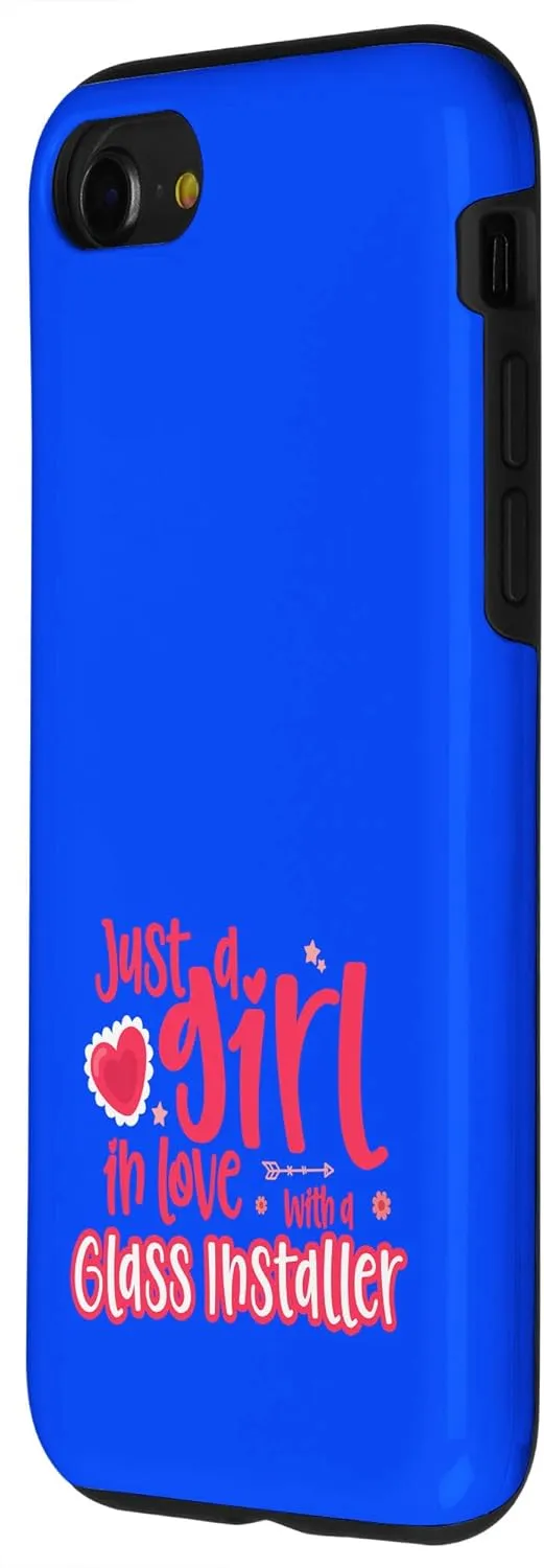 iPhone SE (2020) / 7 / 8 Just a Girl in Love with a Glass Installer Case