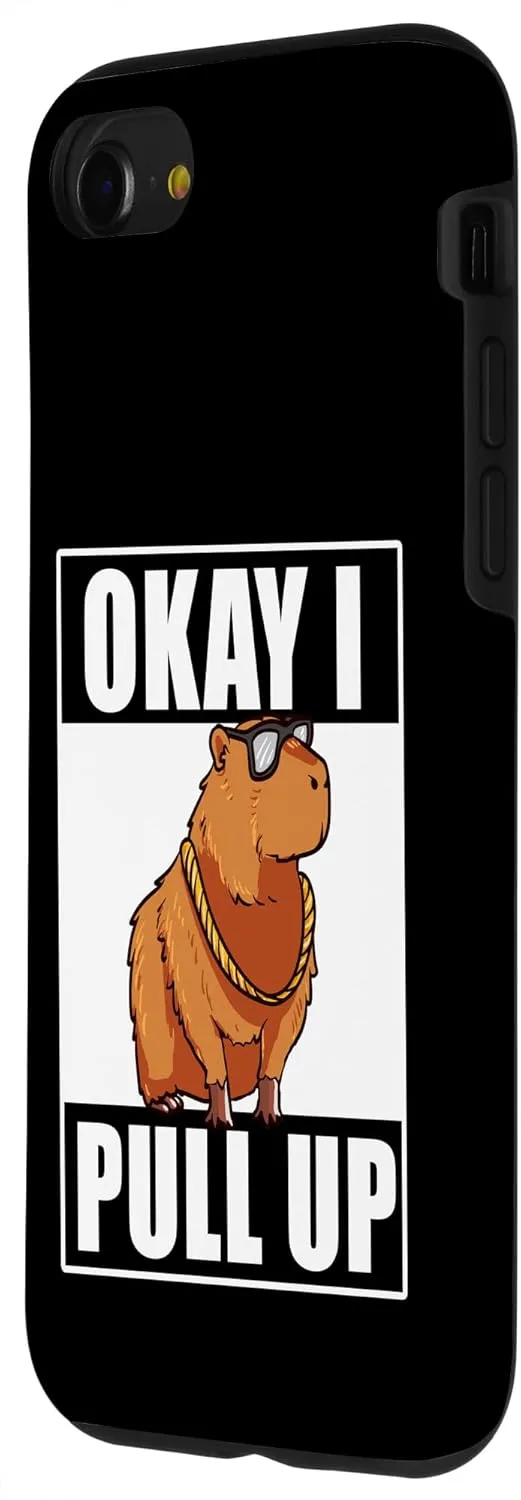 iPhone SE (2020) / 7 / 8 Ok I Pull Up Funny Cool Capybara With Glasses Dank Meme Case