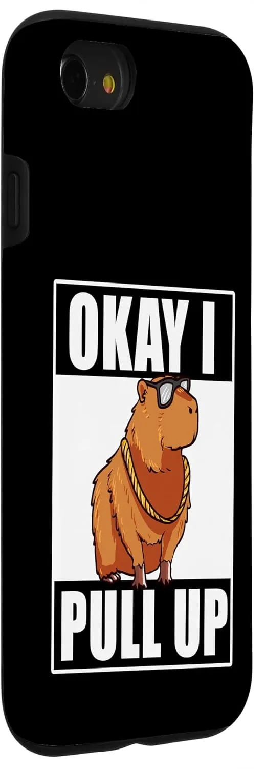 iPhone SE (2020) / 7 / 8 Ok I Pull Up Funny Cool Capybara With Glasses Dank Meme Case