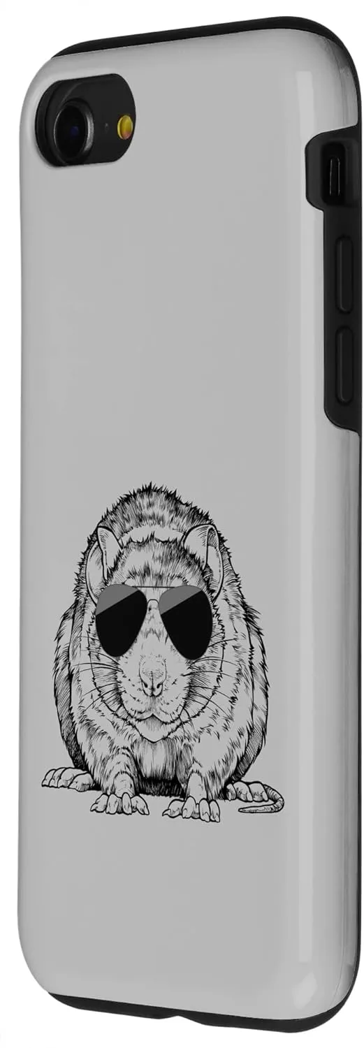 iPhone SE (2020) / 7 / 8 Rat with Sunglasses Case