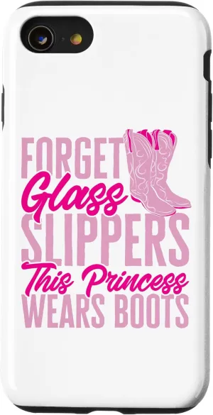 iPhone SE (2020) / 7 / 8 Rodeo Western Country Southern Cowgirl Forget Glass Slippers Case