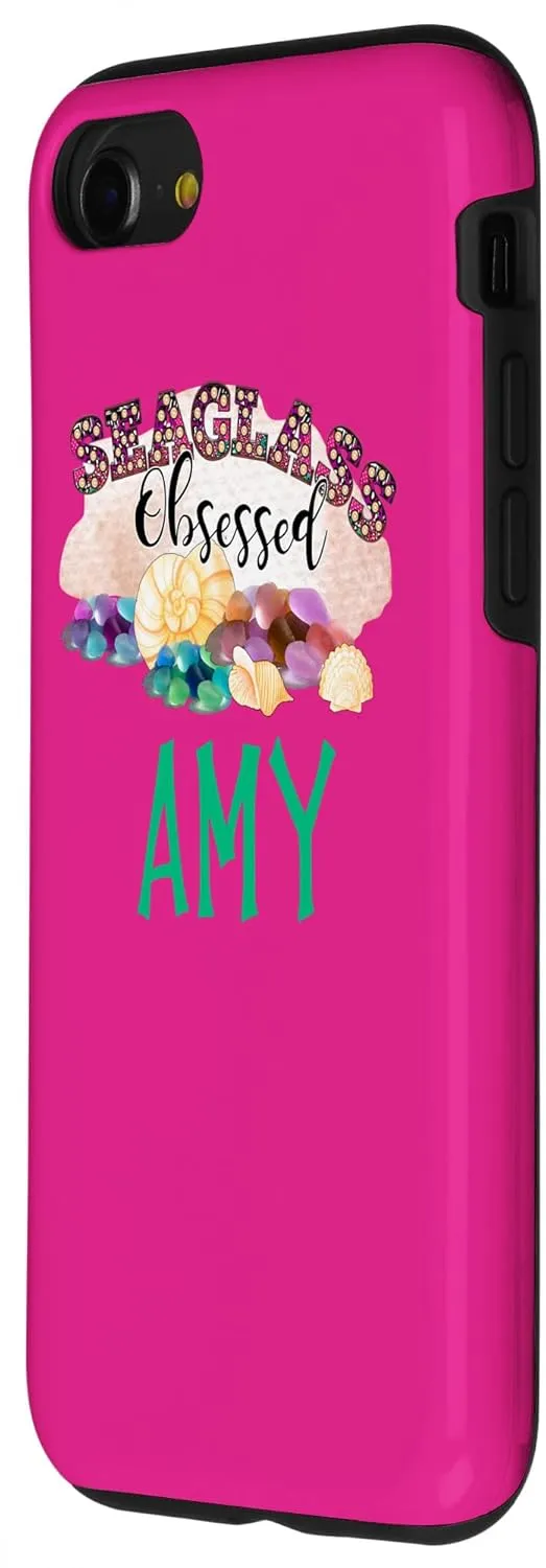 iPhone SE (2020) / 7 / 8 Sea Glass Collector Name Amy Case