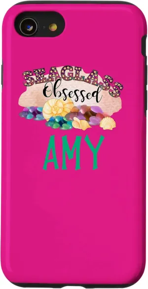 iPhone SE (2020) / 7 / 8 Sea Glass Collector Name Amy Case