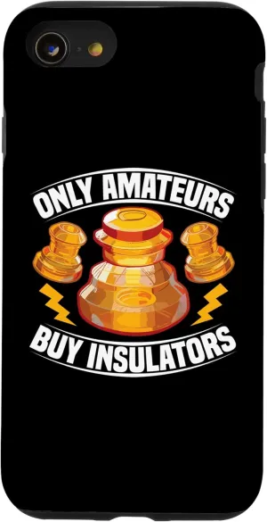 iPhone SE (2020) / 7 / 8 Telephone Insulator Antique Glass Insulator Collecting Case