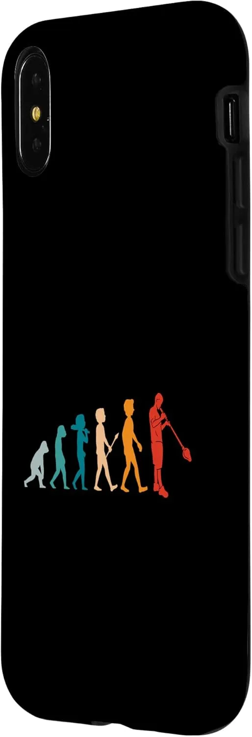 iPhone X/XS Glassblower Evolution Glassblowing Glassworker Glass Lover Case