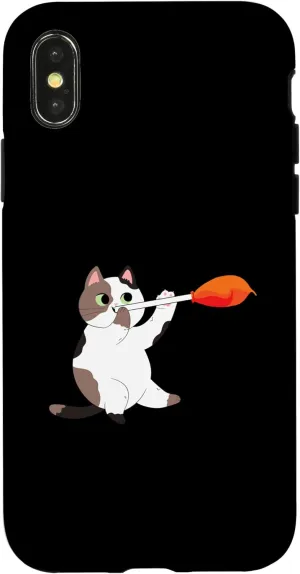 iPhone X/XS Glassblowing Cat Glassblower Glassworker Glass Lover Case