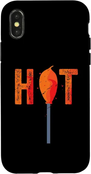 iPhone X/XS Hot Glassblowing Glassblower Glassworker Glass Tools Lover Case
