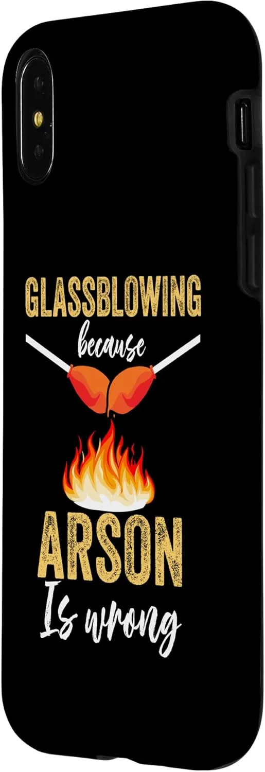 iPhone X/XS Love Glassblowing Glassblower Glassworker Glass Lover Case