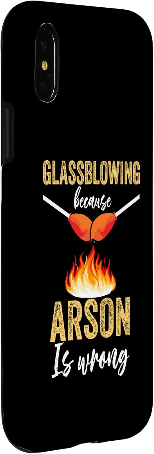 iPhone X/XS Love Glassblowing Glassblower Glassworker Glass Lover Case
