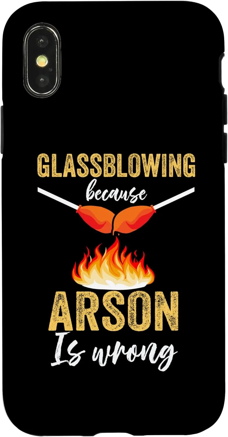 iPhone X/XS Love Glassblowing Glassblower Glassworker Glass Lover Case