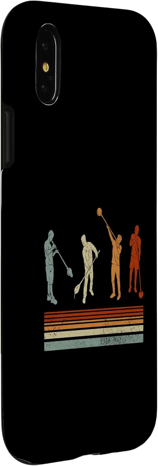 iPhone X/XS Retro Glassblowing Glassblower Glassworker Glass Lover Case