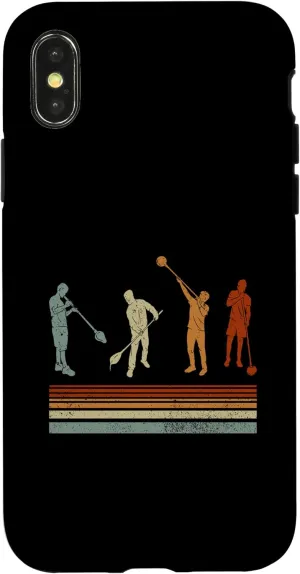 iPhone X/XS Retro Glassblowing Glassblower Glassworker Glass Lover Case