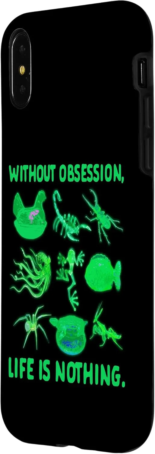iPhone X/XS Uranium Glass Vaseline Without Obsession Life Is Nothing Case