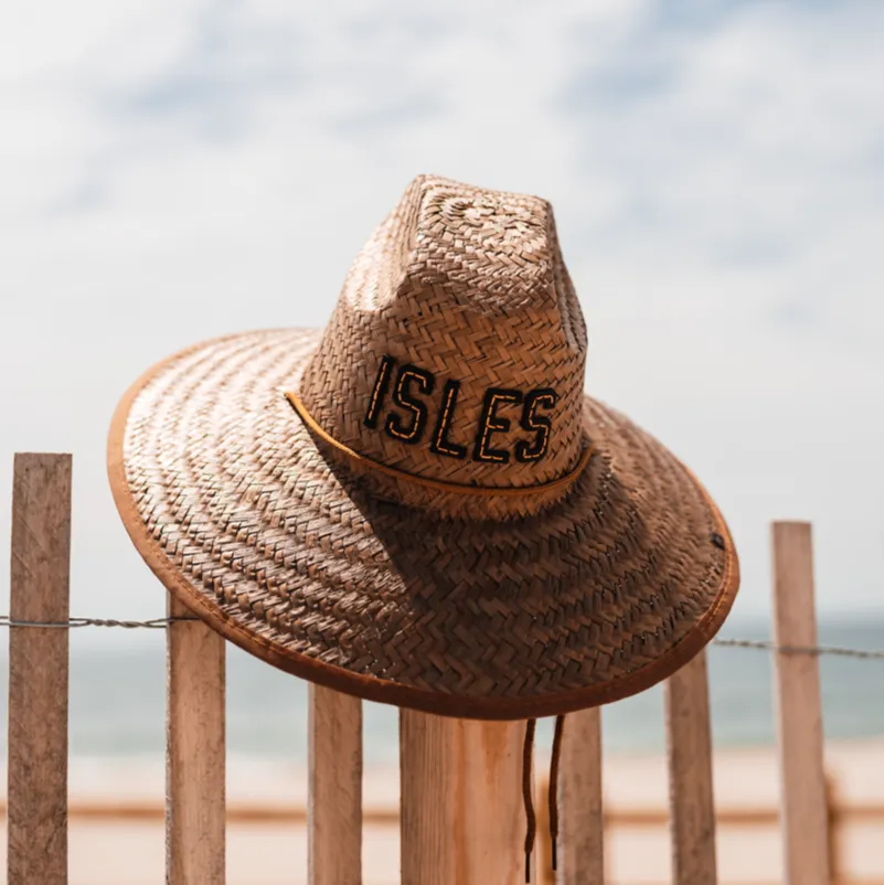 Islanders ISLES Straw Beach Hat