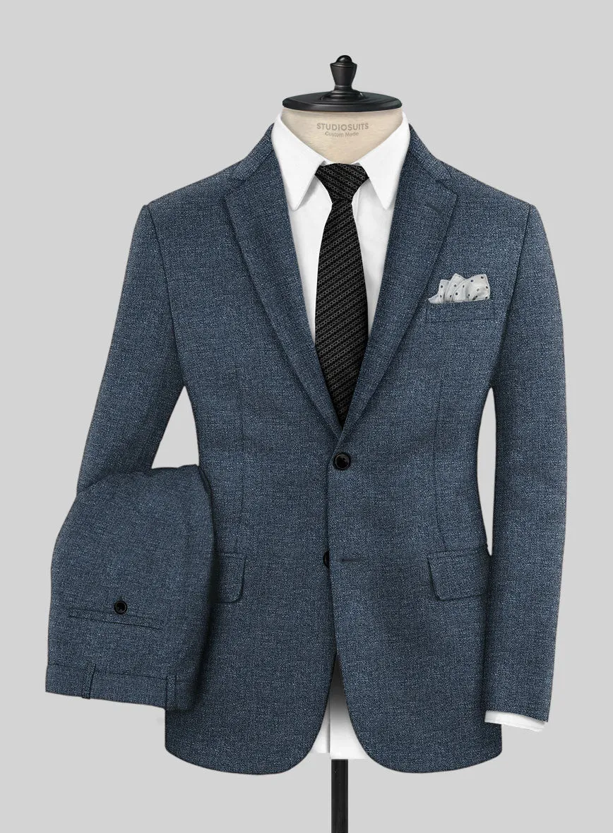 Italian Wool Linen Basket Weave Gulem Suit