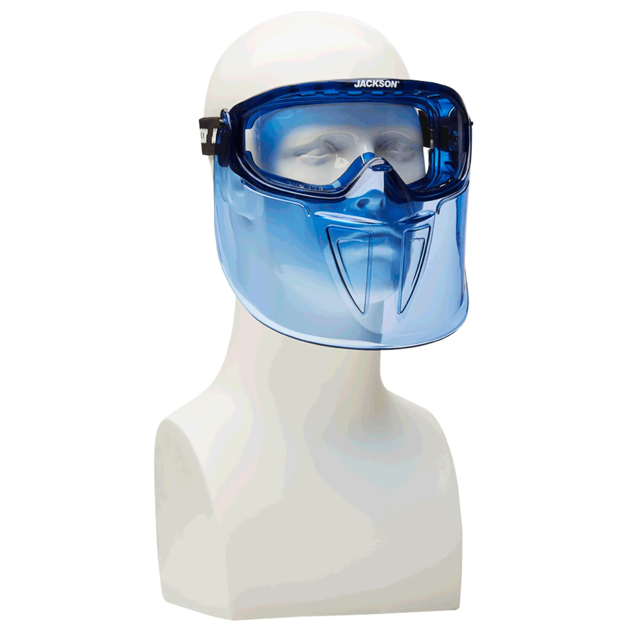 Jackson GPL550 Prem Safety Glasses w/ Blue Flip up chin guard