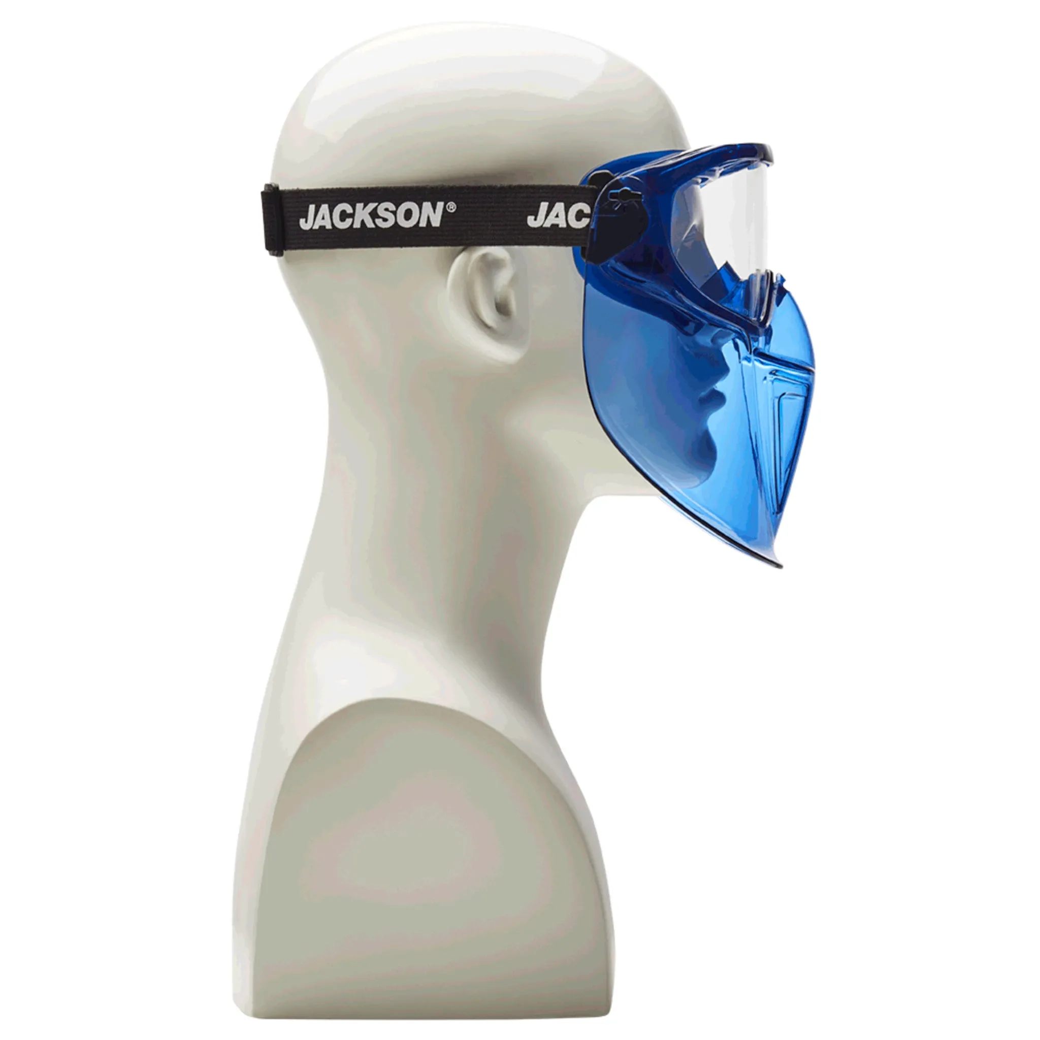 Jackson GPL550 Prem Safety Glasses w/ Blue Flip up chin guard
