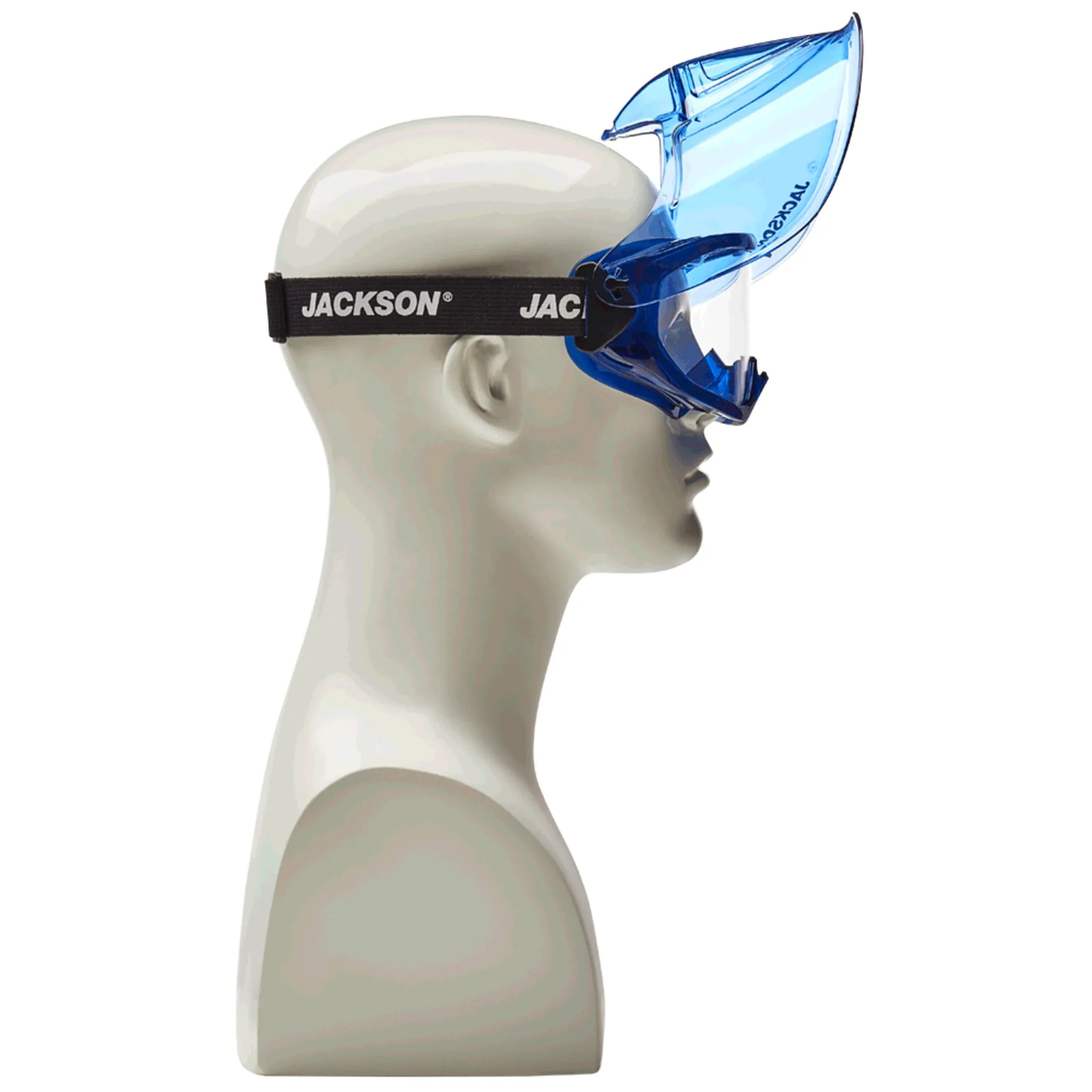 Jackson GPL550 Prem Safety Glasses w/ Blue Flip up chin guard