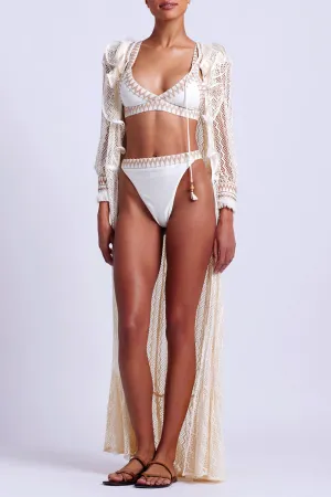 JUTE TRIM BIKINI BOTTOM