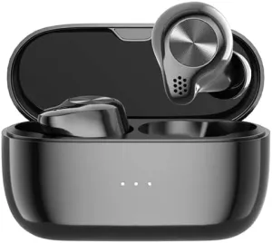 Lotus T1 True Wireless Bluetooth Earbuds with Microphone - in-Ear Bluetooth Headset Premium Sound with Deep Bass (Black)