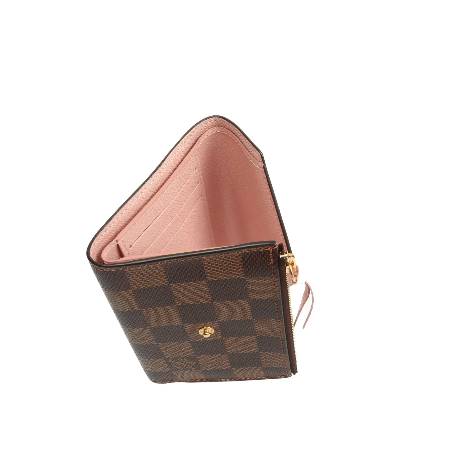 LOUIS VUITTON Damier Ebene Victoire Compact Wallet