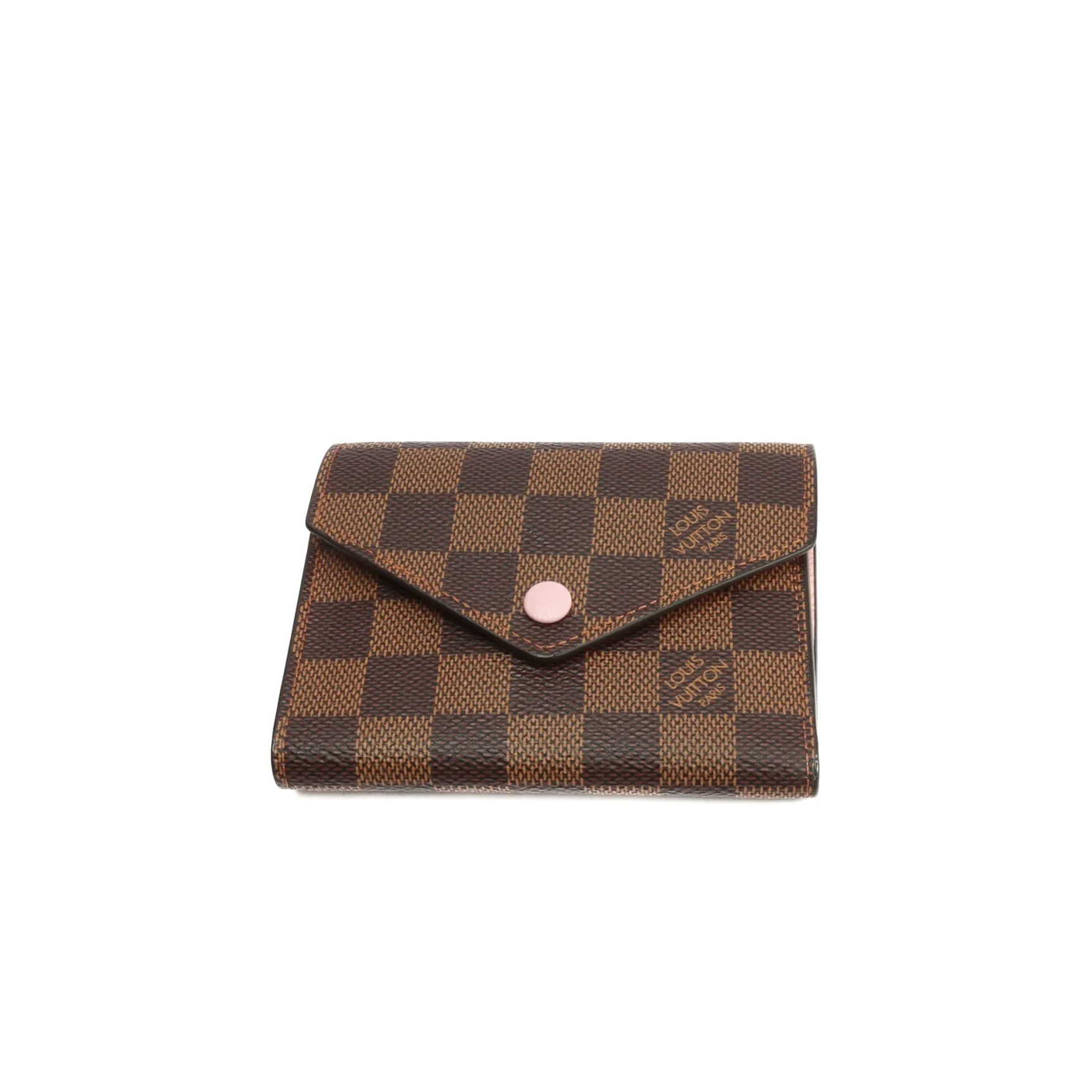 LOUIS VUITTON Damier Ebene Victoire Compact Wallet