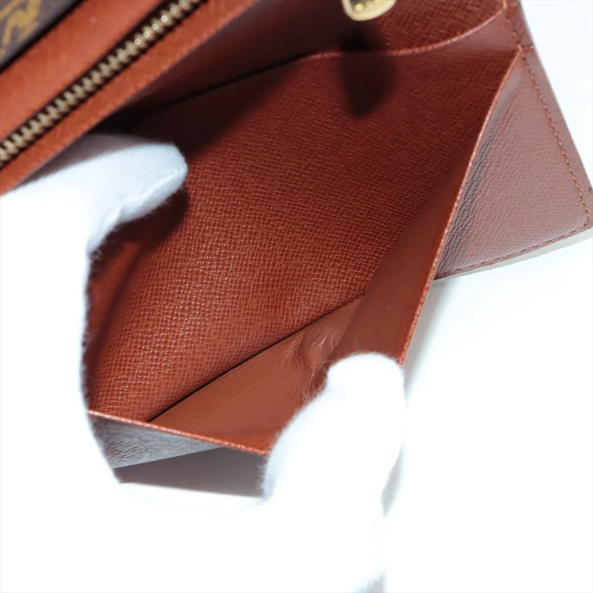 Louis Vuitton Monogram Portefolio Tresor M61736 Compact Wallet