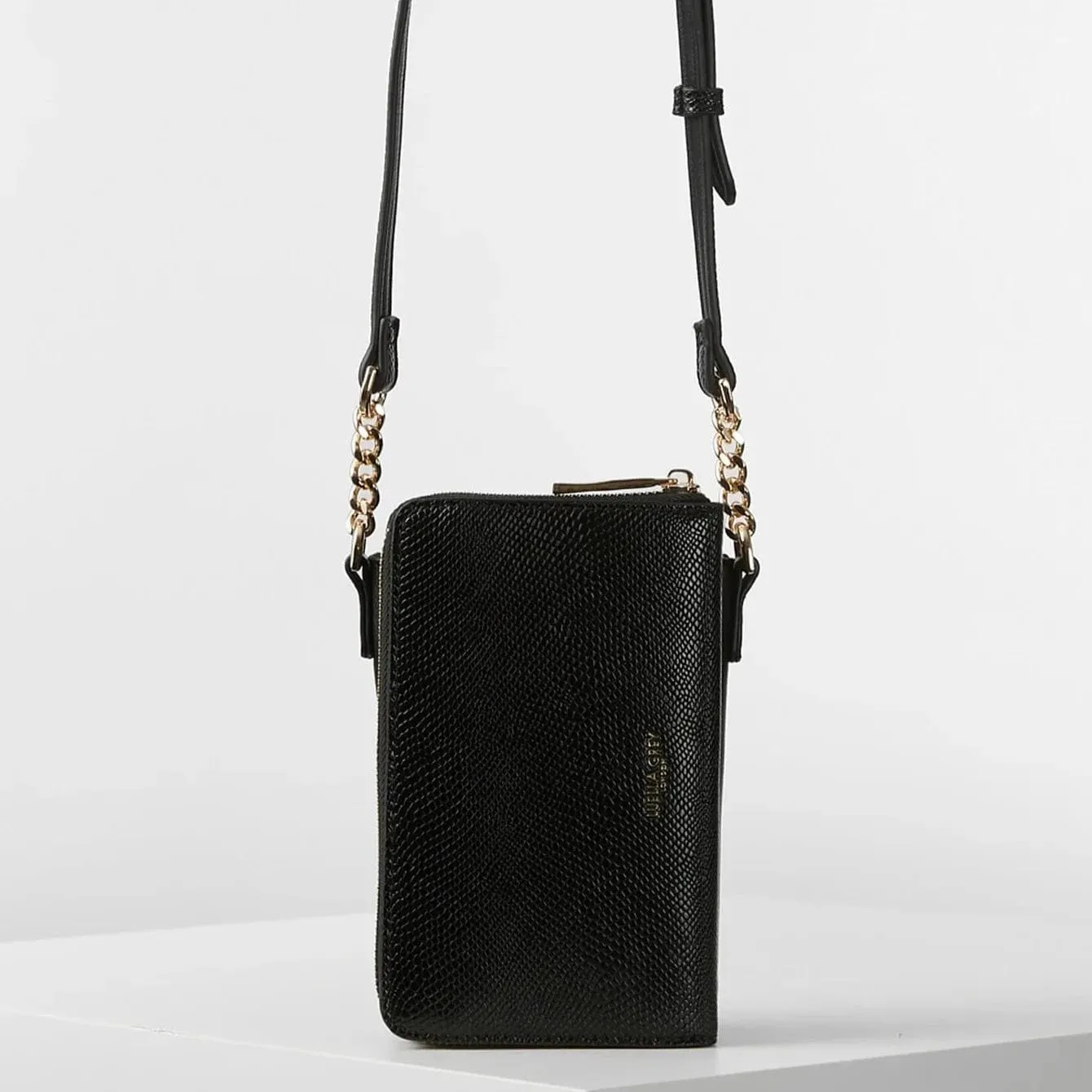 Luella Grey Zoe Phone Bag in Black