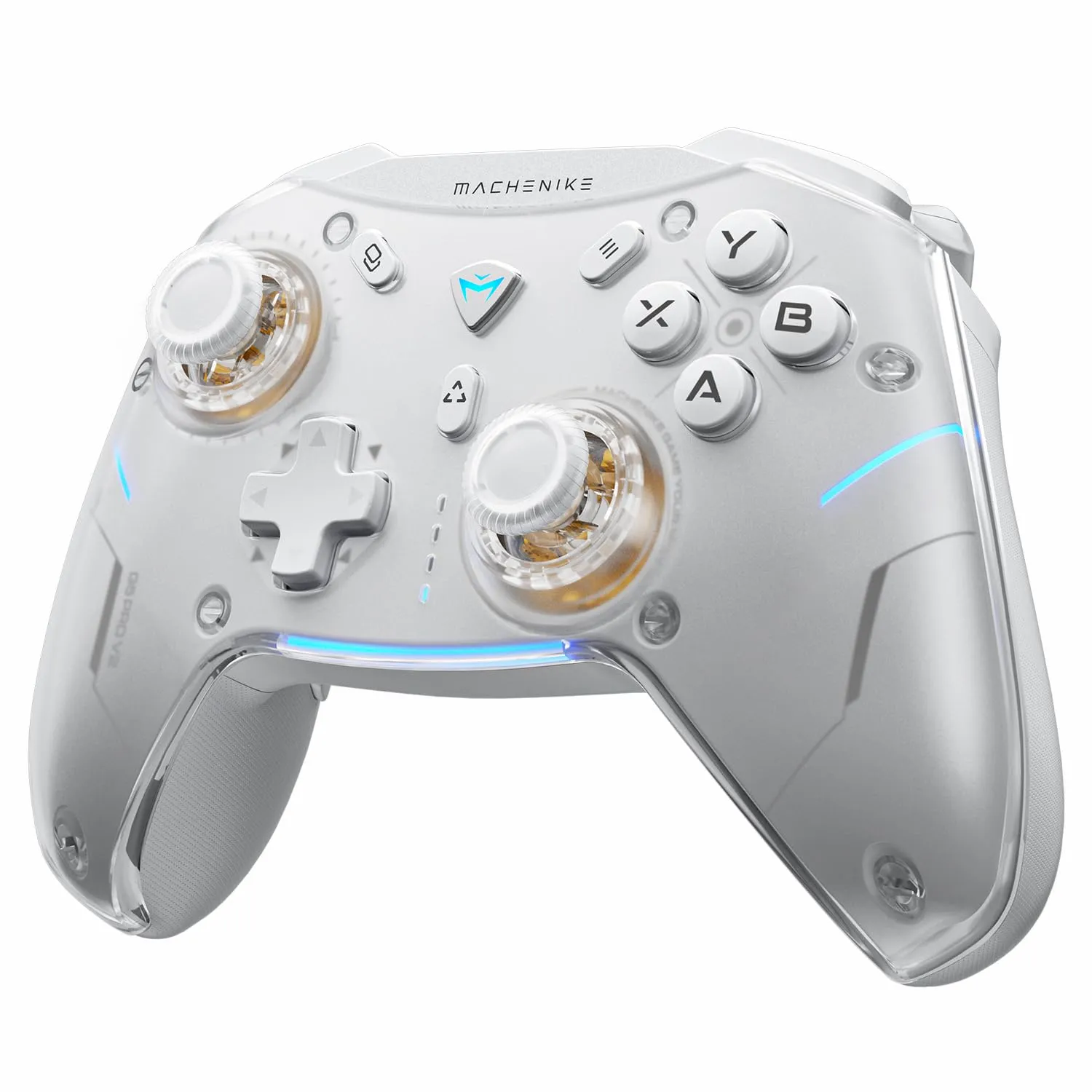 Machenike G5Pro V2 1000HZ Wireless Gaming Controller for NS/PC/iOS/Android,Bluetooth 2.4G Wired PC Controller With Optical Micro Switches, Hot-Swappable Joystick,Optical Triggers,RGB Backlight